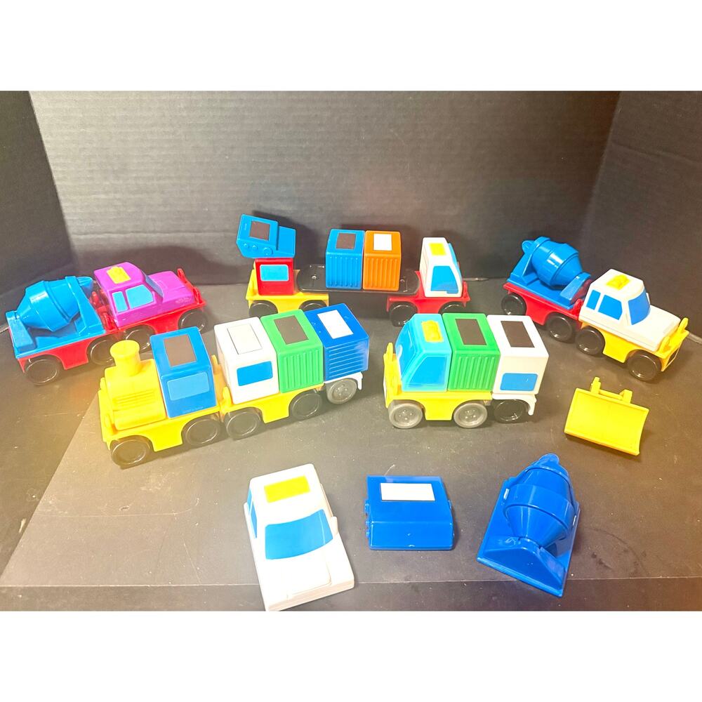 Lakeshore Educational Mix & Match Magnetic Vehicles 33 pc set